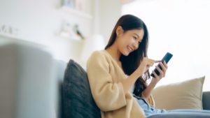 ハートの紫陽花：ハッピーな出来事が次々に起こる