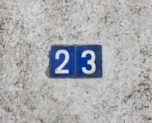 総合的に強い開運数字②「23」