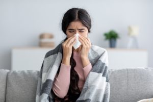 体調が悪い人