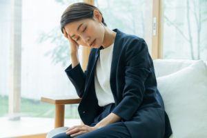 栄養や休息が不足しているという注意