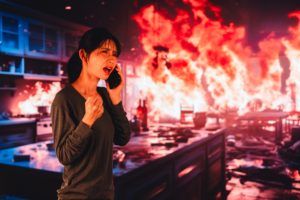 火事の夢の状況別の意味15選！火傷をしたら？火事で死んだら？