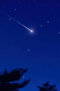 何もかもうまく運気が上がった待ち受け⑥：流れ星