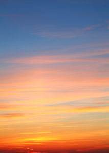 何もかもうまく運気が上がった待ち受け⑩：夕焼け