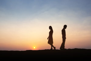 愛し合っていた恋人と破局する