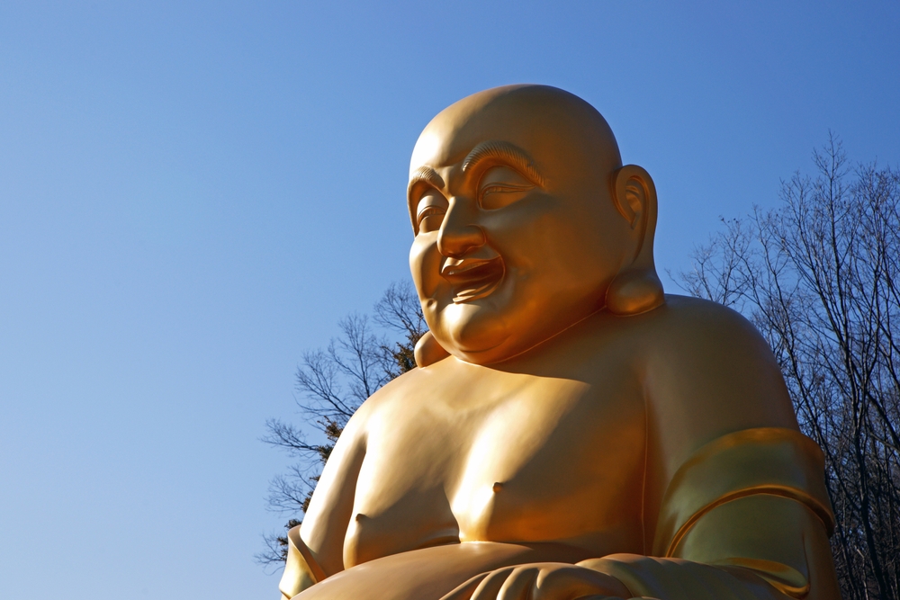 布袋が「弥勒菩薩の化身」という説もある